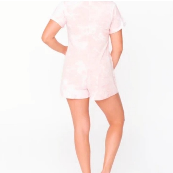 New Shorty Smash Tess anyday romper - pink tie dye - Picture 2 of 6